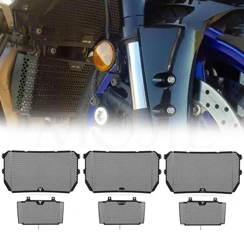 

Motorcycle Radiator Guard Grill Cover Oil Cooler Guard Protection 2023 For Yamaha MT-10 MT10 MT-10 sp 2016-2023 2022 2021 2020