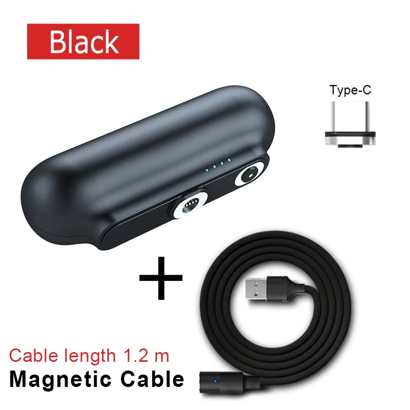 

Magnetic Power Bank 2600mAh Mini Magnet Charger PoverBank Emergency Portable External Battery PowerBank