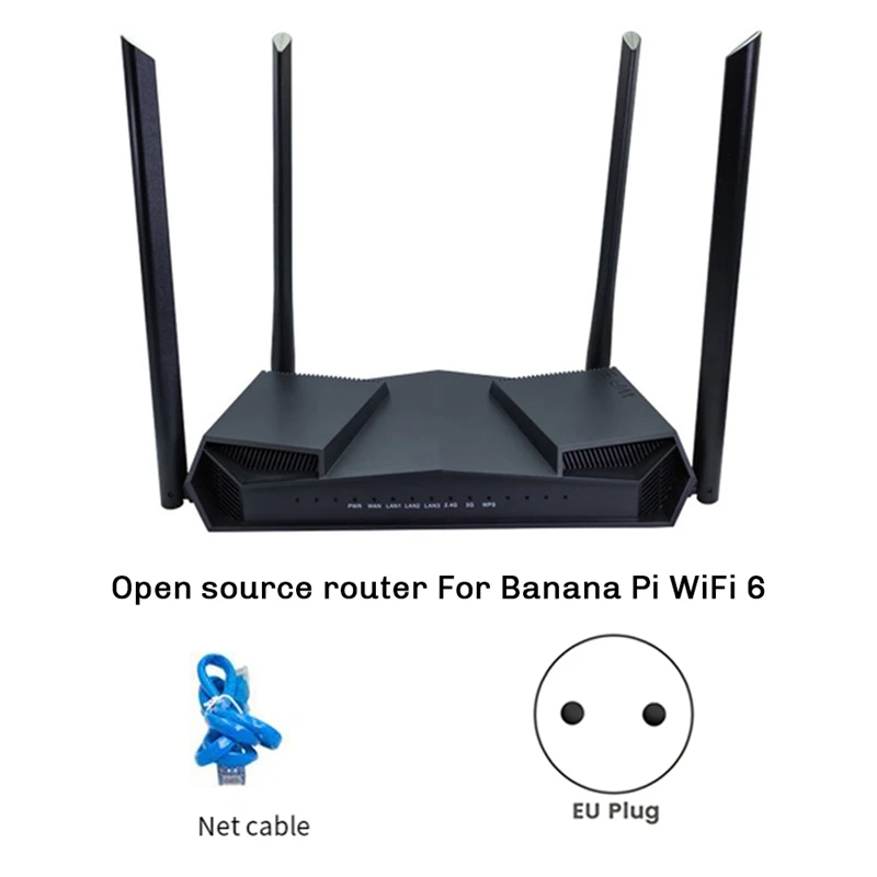 Open Source Router For Banana Pi BPI WIFI6 Router With Tronox Dual Core Wifi Wireless Chip Router-AA56