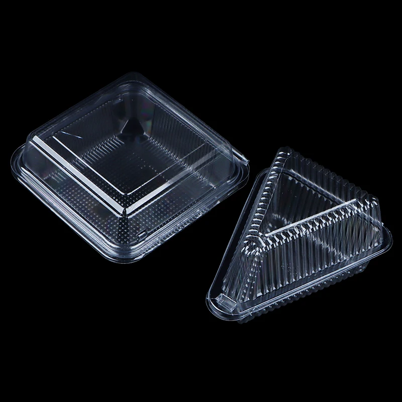 10Pcs Triangle and Square Cheesecake Boxes, Pie Holders and Cake Slice Containers, DIY ... - SKU TSCB1845 - UGI Packaging