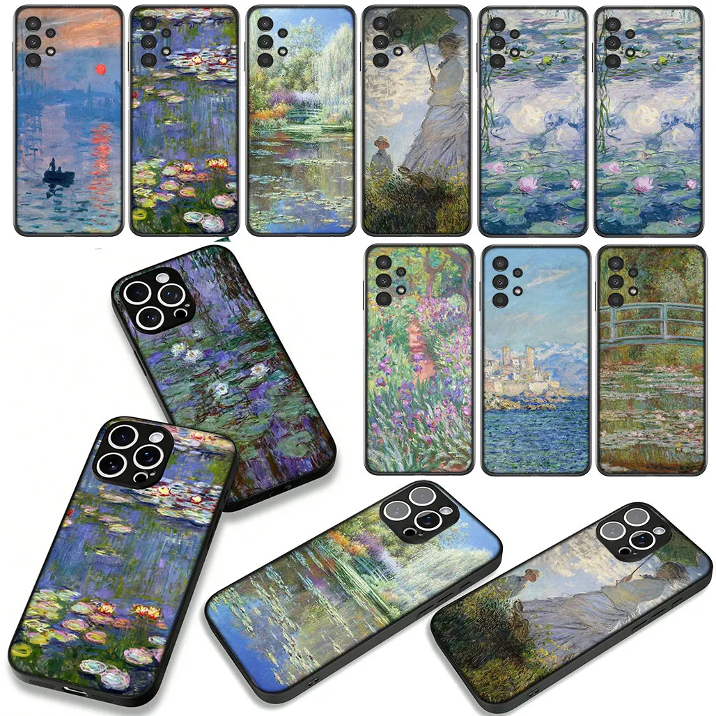 Claude Monet Artistic Phone Cover | Impressionist Painting Design Case