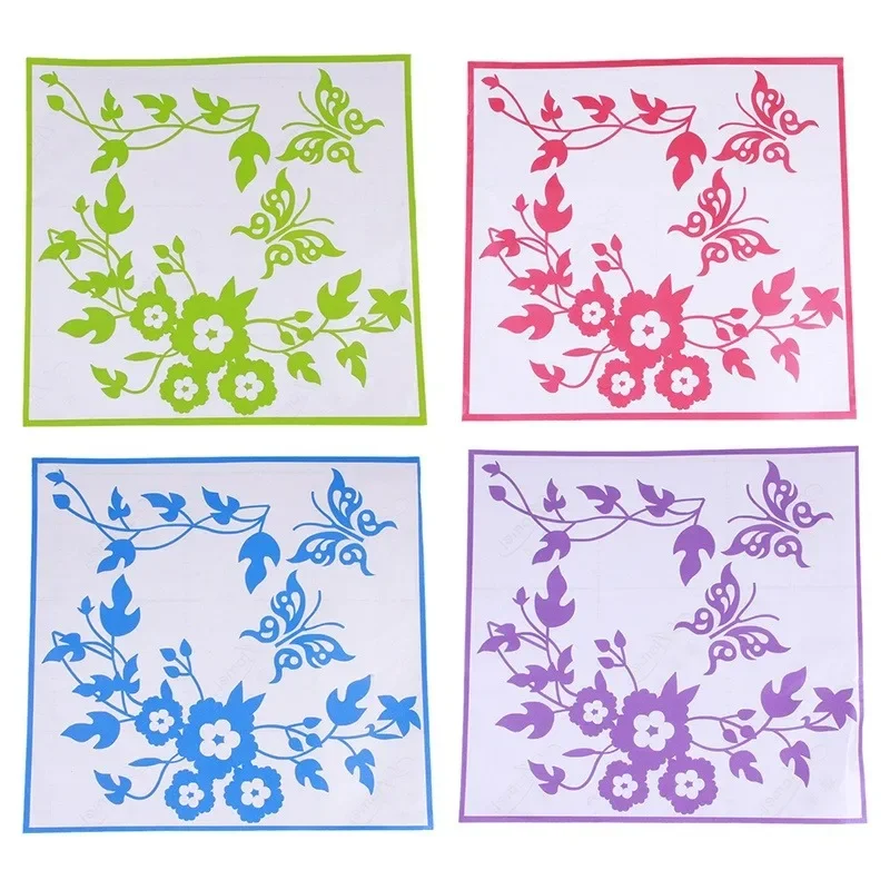 Butterfly Flower Vine Bathroom Wall Stickers Home Decoration Wallpaper Wall Decals for Toilet Decorative Sticker Home Decor