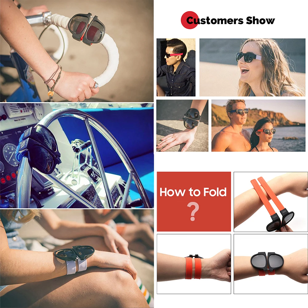 Foldable Polarized Sports Sunglasses