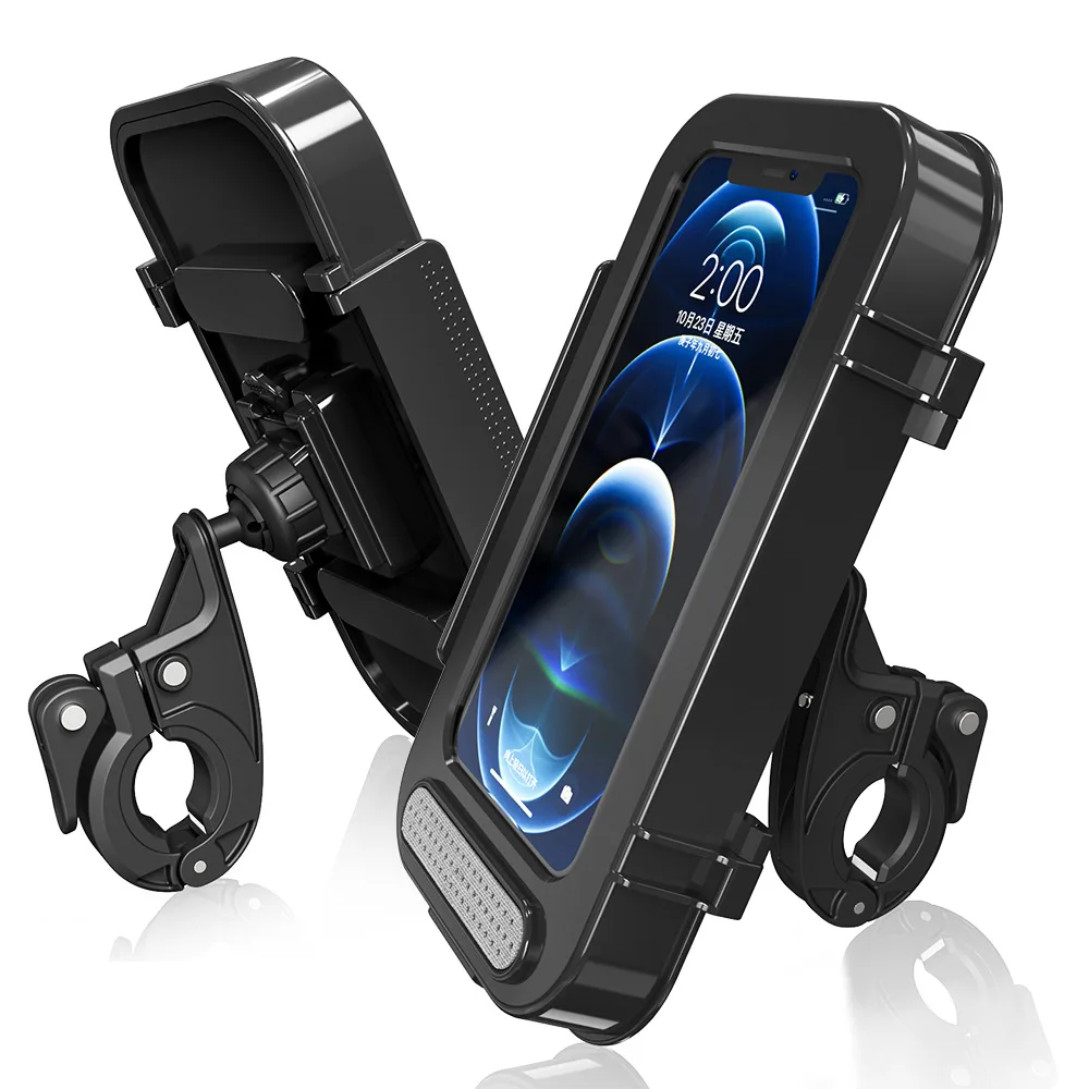 Bicycle Motor Bike Scooter Handlebar Water-Resistant Phone Mount Holder Stand Case Motorcycle Cellphone Bag Universal |