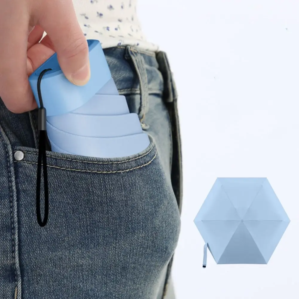 Ombrello Anti-UV Pieghevole Portatile da Donna - immagine 4