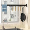 Wall-Mounted Foldable Aluminum Alloy Clothes Drying Rack Perfect For Balcony Bedroom Kitchen Living Room 3