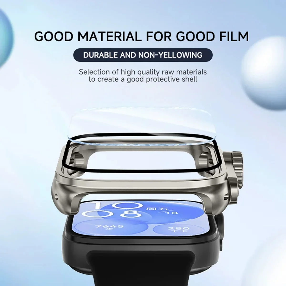 Ultra Case with Tempered Glass Screen Protector for Huawei Watch Fit Series