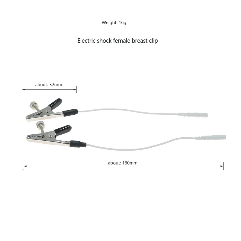Electro Shock Full Body Massage Breast Clitoris Clip Therapy Stimulation Penis Nipple Clamps Accessories Sex Toys For Men Women