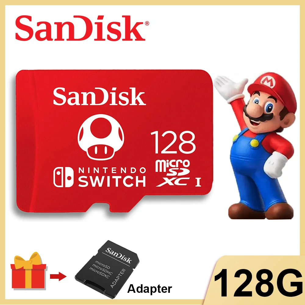 SanDisk Memory Card Licensed for Nintendo-Switch microSDXC Card