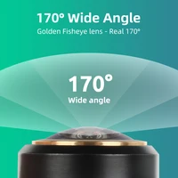 Caméra de recul de voiture CVBS CCD, 360 degrés, Vision nocturne, étanche IP68, lentille œil de poisson à 170 degrés, HD, sauvegarde de véhicule 2