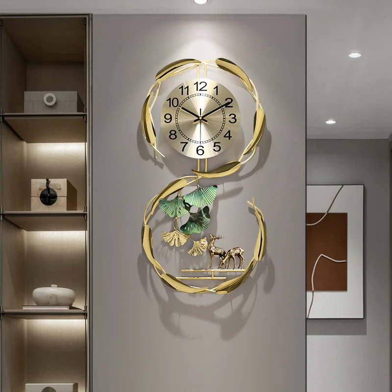 

Digital Living Room Wall Clock Free Shipping Unusual Design Luxury Metal Kitchen Clock Silent Reloj De Pared Home Decor Modern