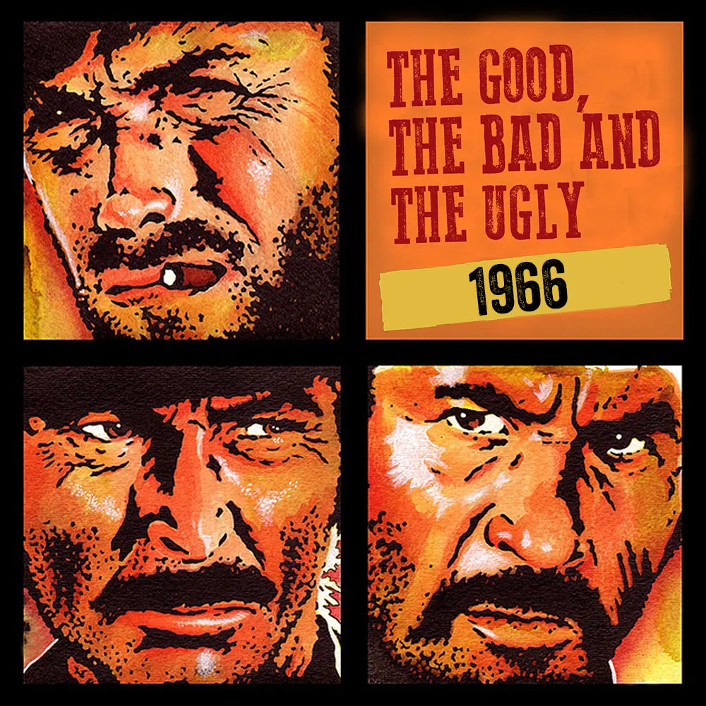 Blondie Spaghetti Western Cowboy Film The Good The Bad and The Ugly Clint Eastwood Grafik-T-Shirts 100 % Baumwolle, große Oberteile – Detail 1