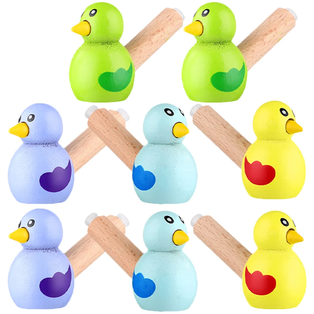 

8Pcs Kids Wooden Bird Whistles Party Whistle Toys Small Musical Instrument Toys Kids Whistles