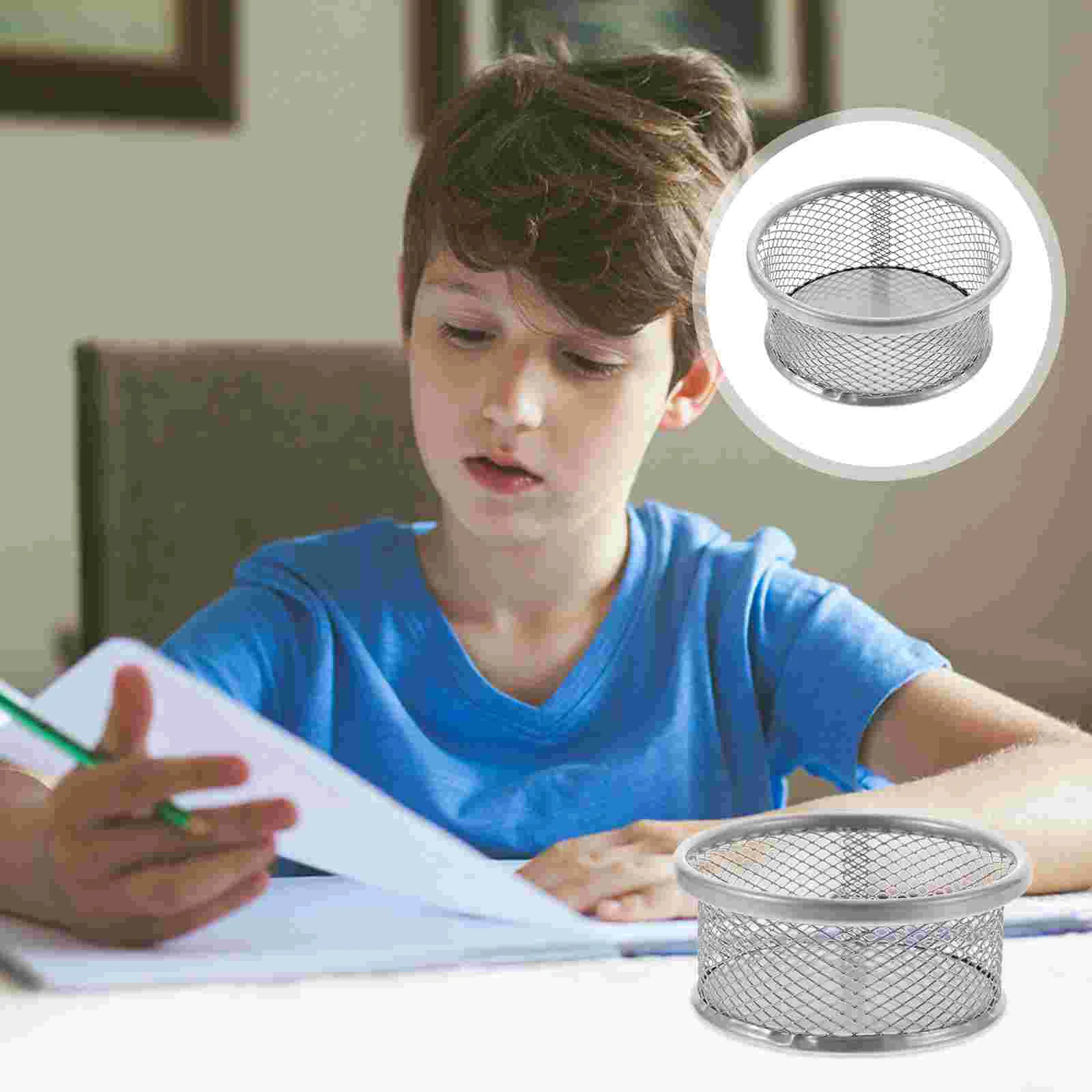 

Сетчатый дозатор для бумажных зажимов, полки для хранения, школьные держатели, мелкие предметы