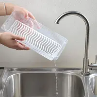 Vegetable Meat Kitchen Supplies Keep fresh Refrigerator Organizer Drain Storage Box Drainage Container Freezing Food 2