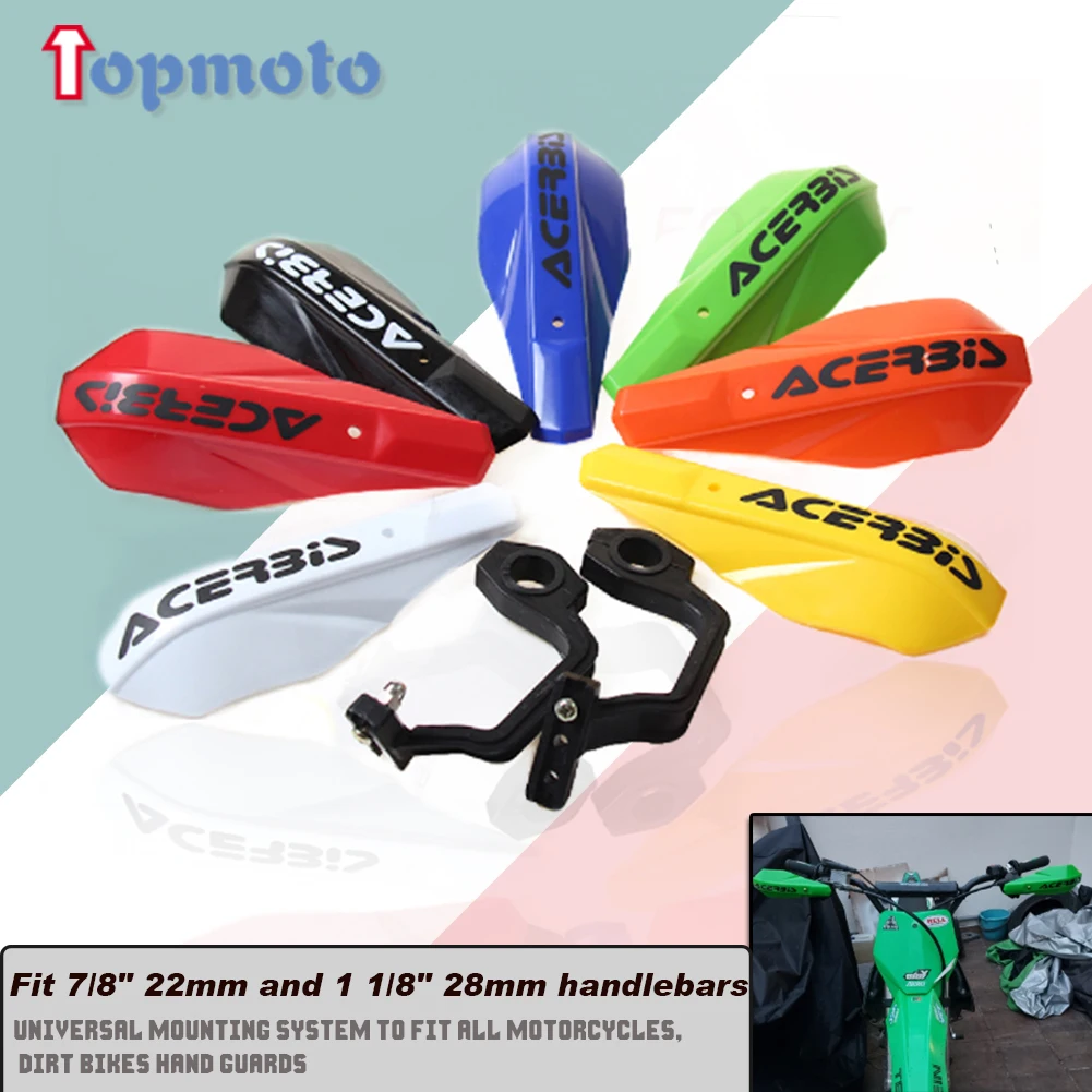 KTM YAMAHA SUZUKI HONDA Pit Dirt Bike 22MM 28MM 범용 핸드 가드 핸들 보호대 오토바이 핸드 가드 핸들 바