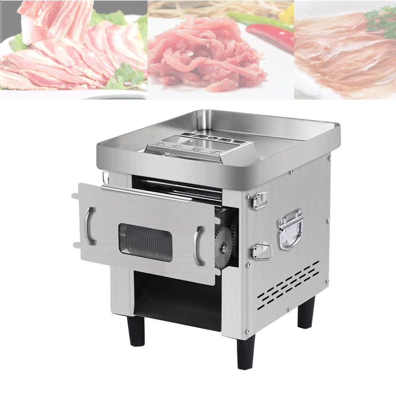 

Home Commercial Meat Cutter Machine Fast Slicer Dicing Meat Grinders Automatic Vegetable Chopper Machine Replaceable Knife Set