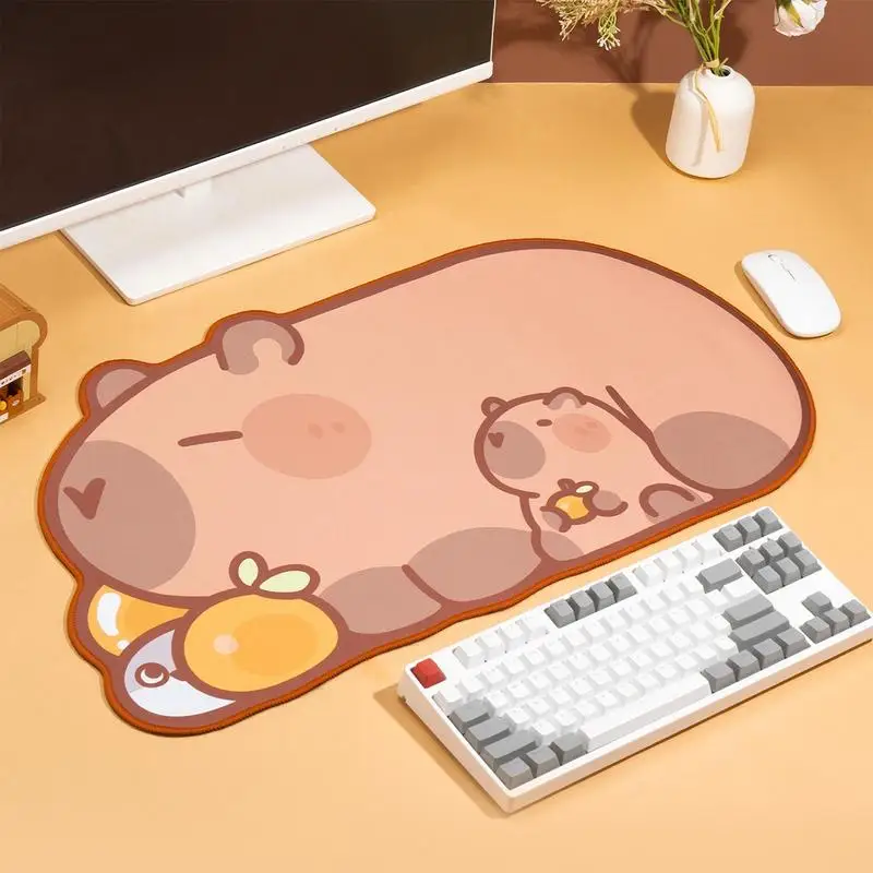 Computer matte für Schreibtisch niedliche Capybara Cartoon Desktop-Matte Anti-Rutsch-Computer Schreibtisch matte für Büro Home Desk Blotter Protector