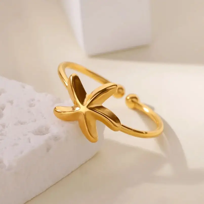 Stainless Steel Ring For Women Hypoallergenic Adjustable Ring