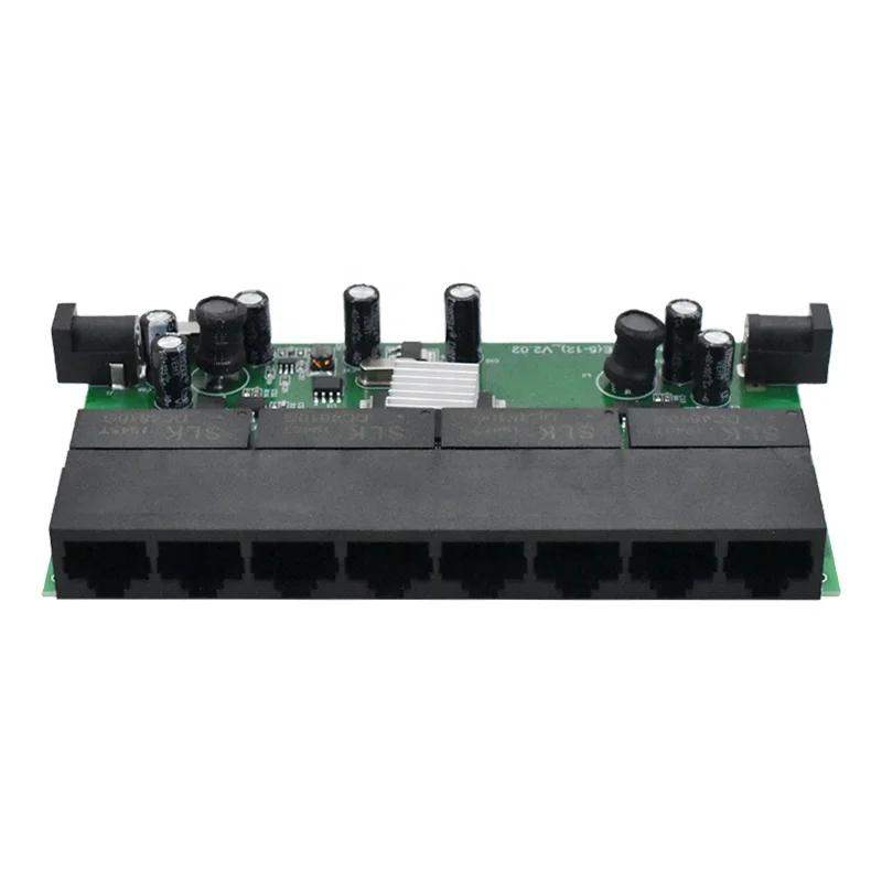 Wanglink 10/100/1000Mbps 8 Ports RPOE Switch 12-56V Reverse PoE Switch RPOE PCB unifi poe switch 48 ports poe switch