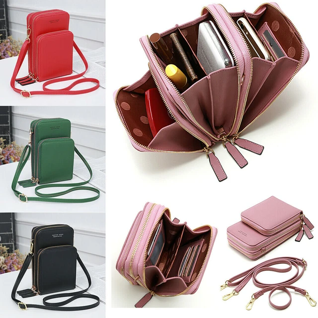 Fashion Phone Pocket Shoulder Bag for Women Pu Leather Female Small  Crossbody Bags Ladies Messenger Purse Wallet Handbag - AliExpress