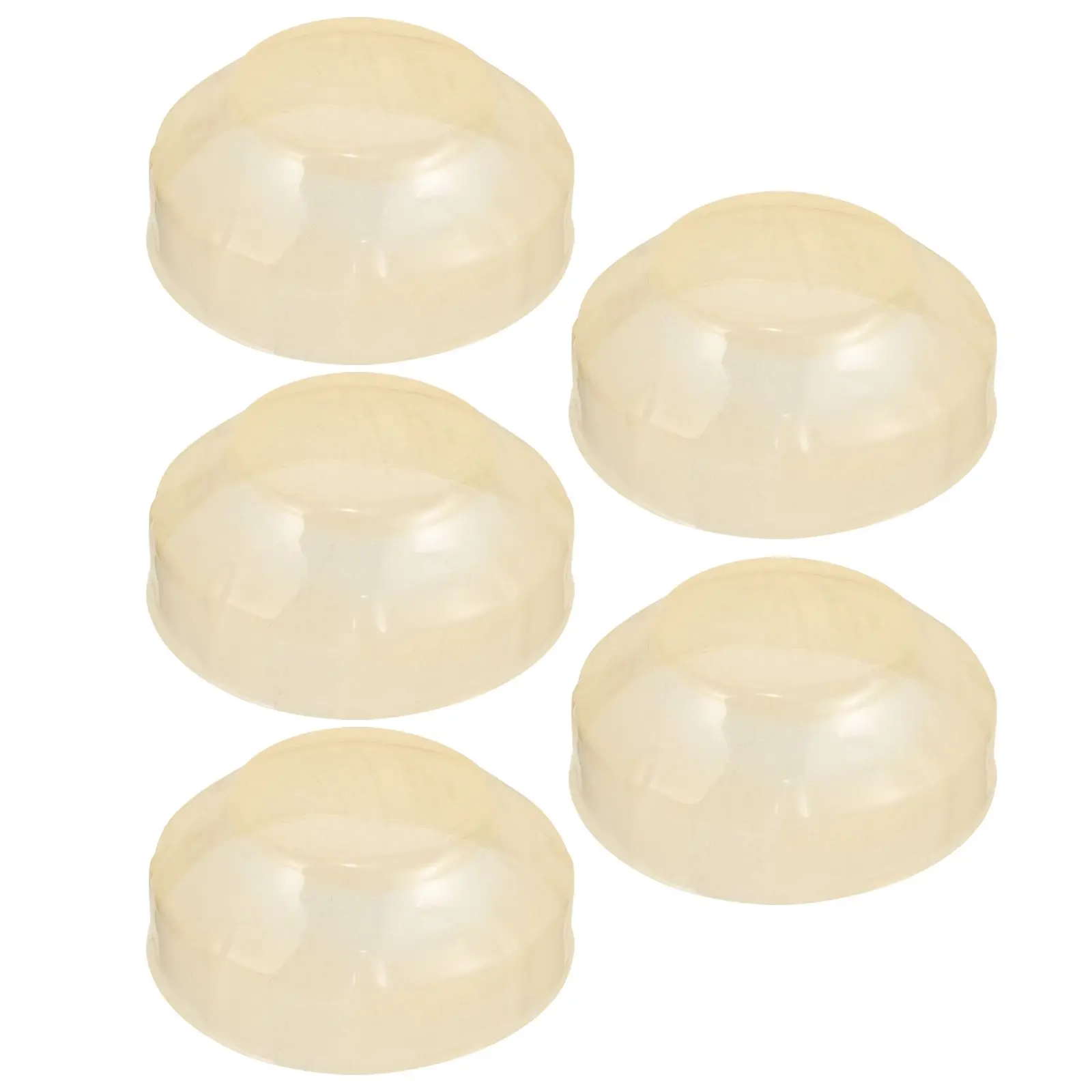 5 Pcs Dust Cover Smoke Detector Travel Light Covers Protective Plastic Alarm Plate