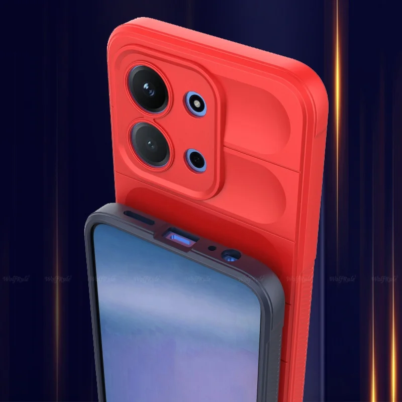 Shockproof Bumper Back Cover - Soft TPU Full Lens Protection