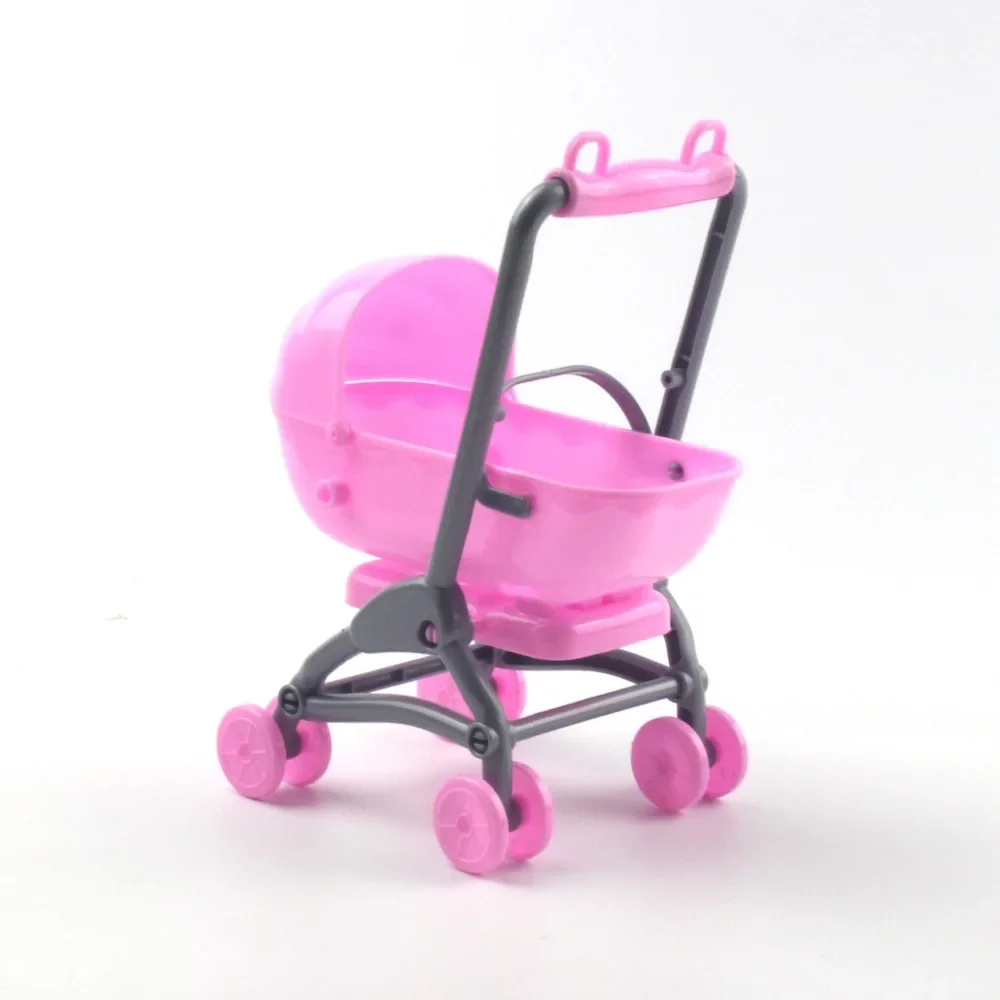 for barbie stroller Assembly Baby Stroller Trolley Nursery Furniture Carts Toys for Barbie Doll Christmas 2