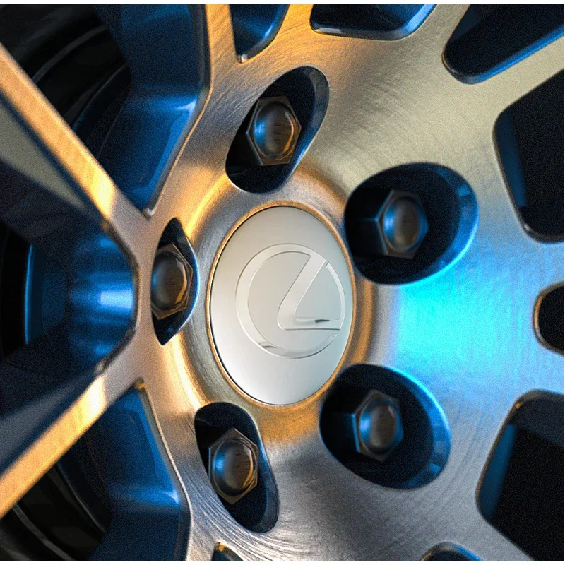 56mm Car Wheel Center Hub Cap Stickers Styling wheel hub covers wheel hub caps For Lexus Fsport RX330 IS250 Ct200h ES300h RX350 IS300h NX300h RX400h ES350 4pcs