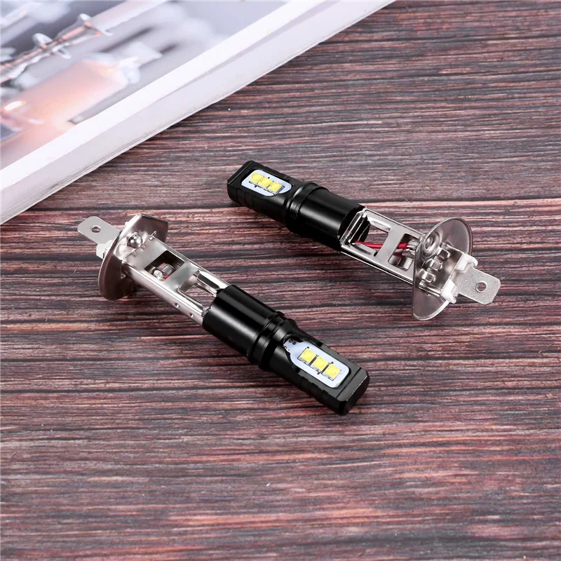 DRL LED Ʈ  ŰƮ,  , 2X H1, 6000K,  Ʈ ȭƮ, 6000LM