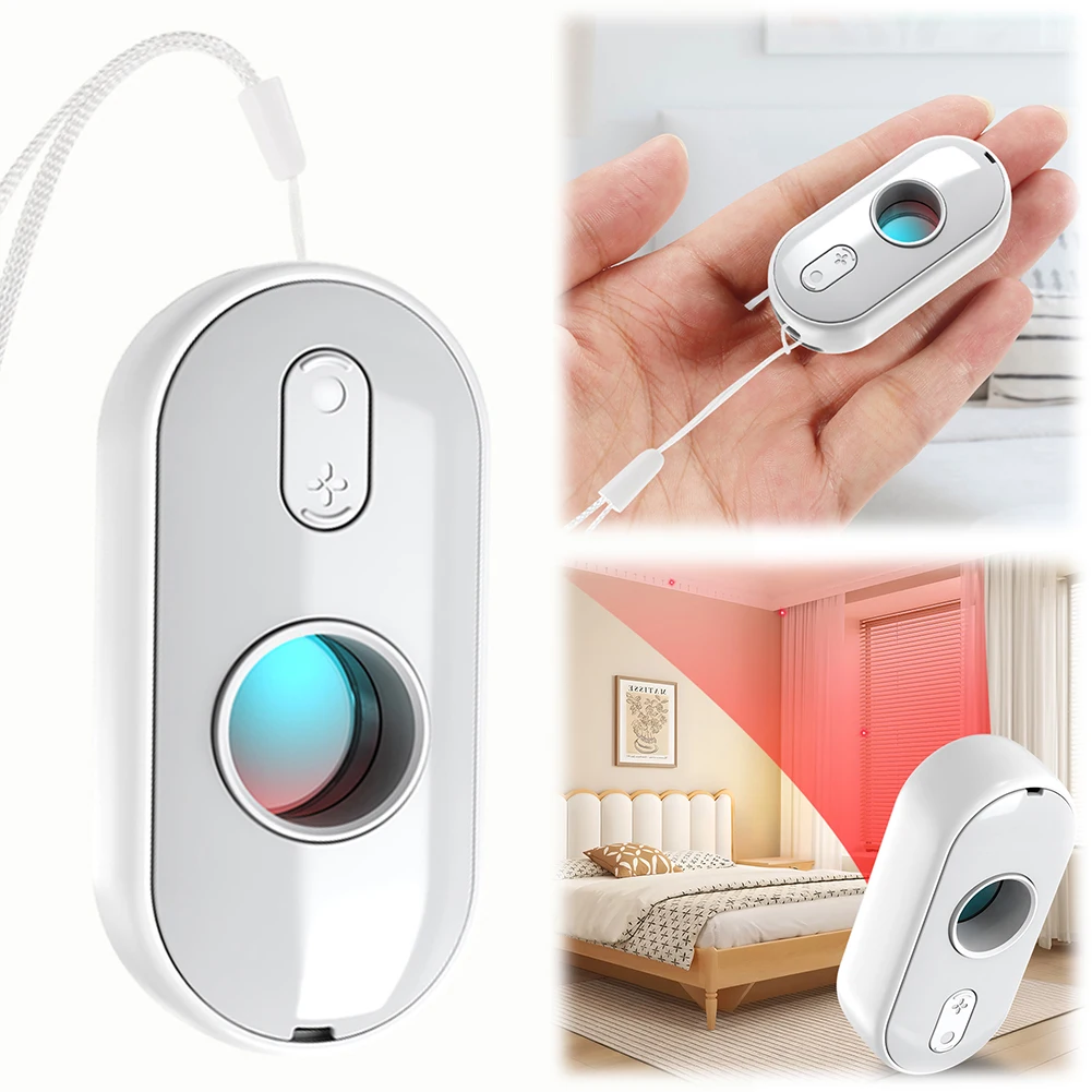 Wireless Camera Detector Anti-Peeping Hidden Devices Scanner Security Protection Infrared Camera Finder for Travel Office Hotel