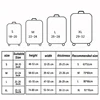 Luggage Cover Stretch Fabric Suitcase Protector Baggage Dust Case Cover Suitable for18-32 Inch Suitcase Case Travel Organizer 2