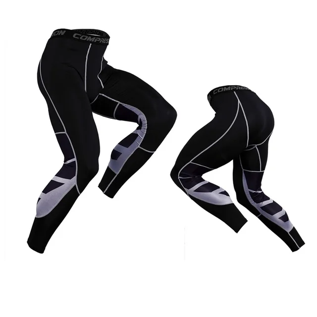 Running Compression Pants Tights Men Sports Leggings Fitness Sportswear Long Trousers Gym Training Pants Skinny Leggins Hombre KC145