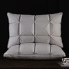 Luxury 2pcs Goose Down Feather Pillows 3D Bread Pleated Neck Protection 100% Cotton Cover Bed Pillow for Sleeping Hotel Quality 2