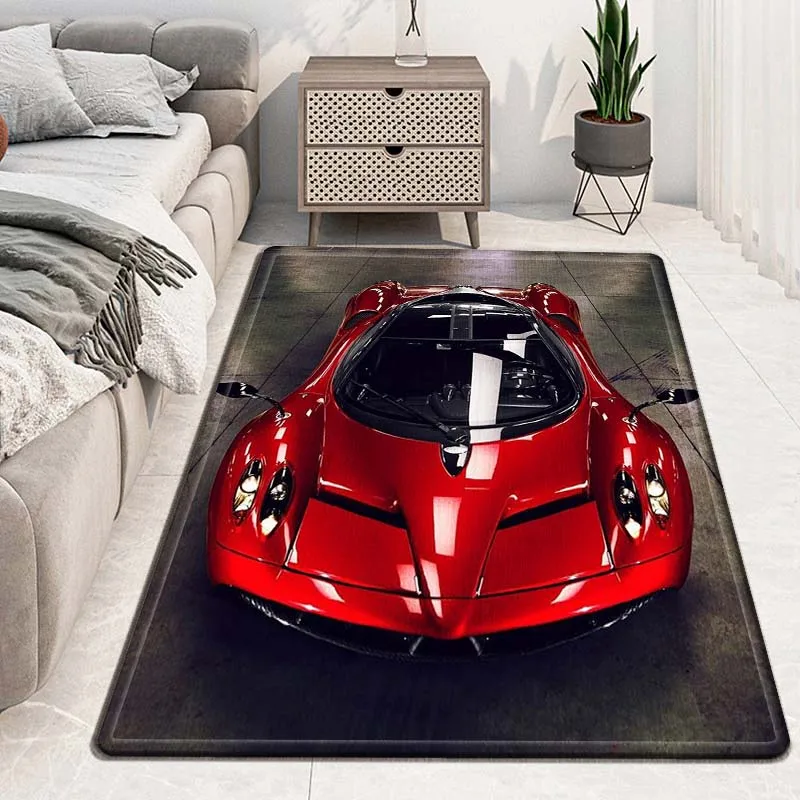 ConceptCarAutomobileRacingSpeedDoormatRugCarpetMatFootpadBathMatPolyesterNonslip