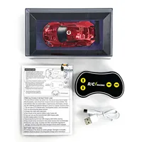 Mini 1/43 Scale RTR RC Racing Car LED lights Mini Remote Control Electric Car Painted and Assembled Toy Model for Children 2