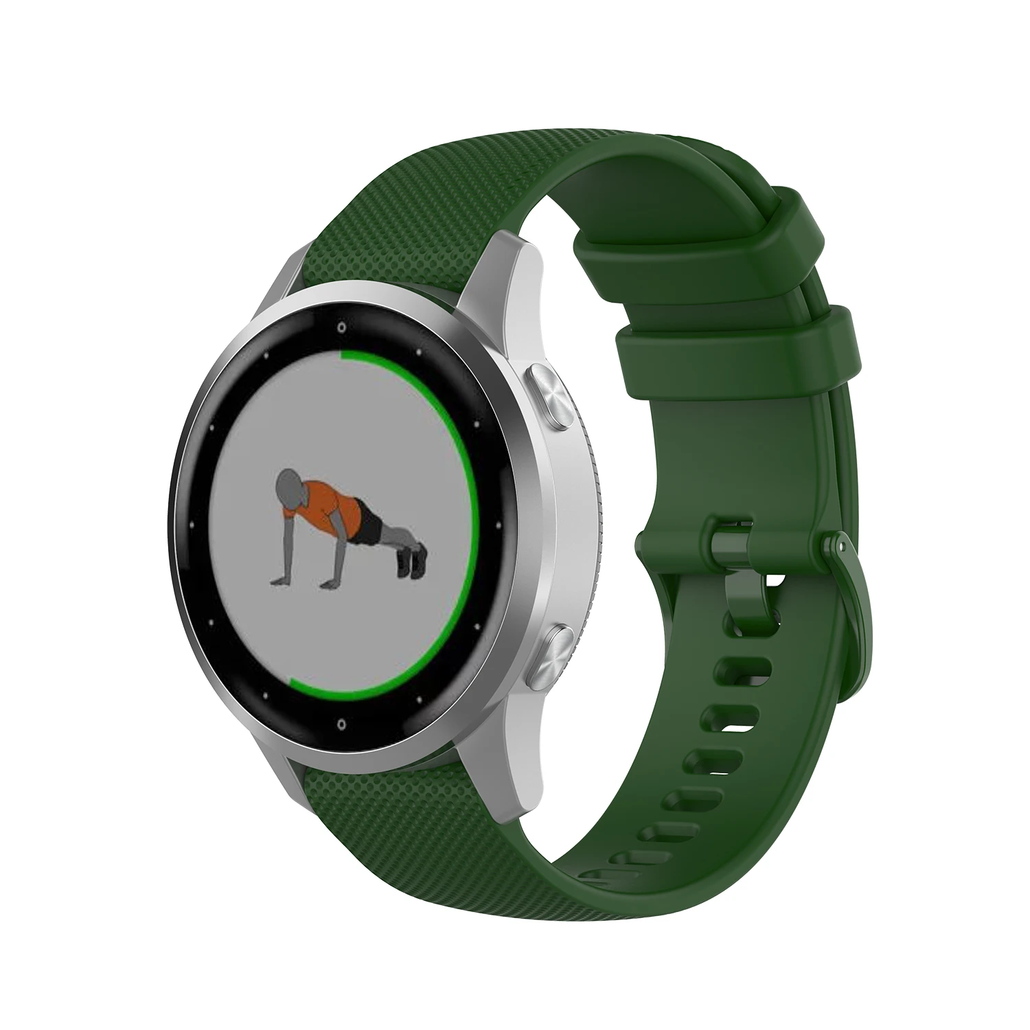 Versatile 20mm Silicone Watchband – Stylish Wrist Strap Bracelet