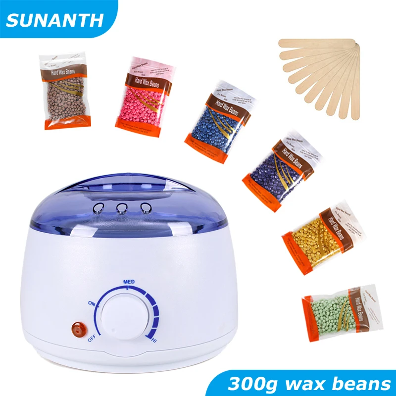 Hair Removal Wax Melting Machine Wax Heater Kit Depilation Paraffin Warmer Waxing Dipping Pot