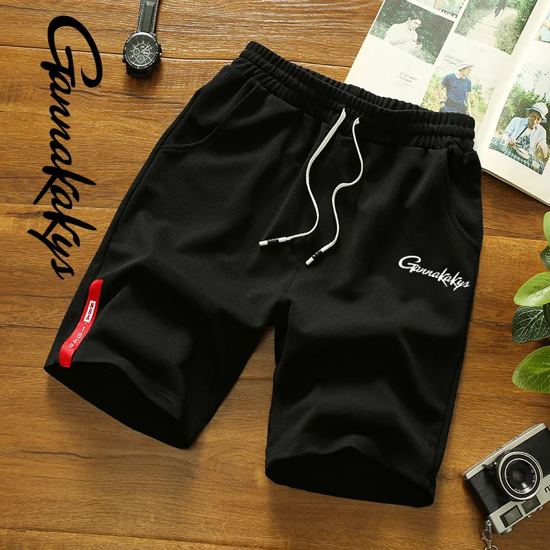 Summer High-quality Men's Fishing Shorts, Loose and Breathable Sports Shorts, Fitness and Breathable Running Travel Shorts