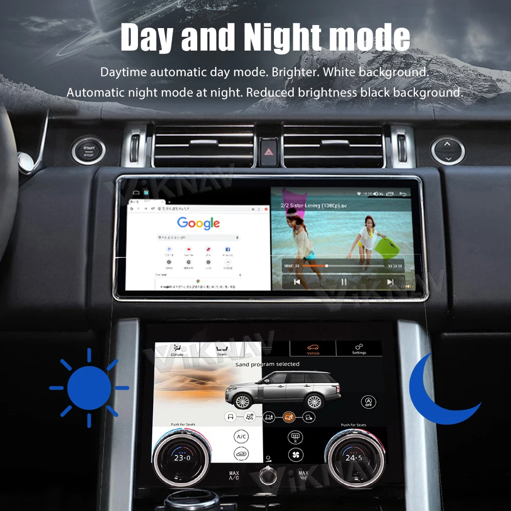 Android AC panel For Land Rover Range Rover Sport L405 2013-2017 Climate Control AC Control Board