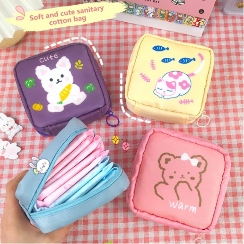 

Women Portable Sanitary Pads Storage Bag Tampon Pouch Napkin Cosmetic Bags Organizer Ladies Makeup Bag Girls Hygiene Pad Bag