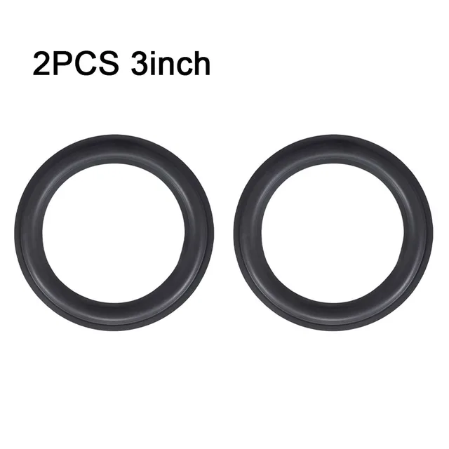 Tonysa Kit Di Riparazione Bordi In Gomma Per Woofer Da 10 Pollici, 2 Pezzi, Anelli Per Altoparlanti, Diametro Interno 180 Mm, Esterno 246 Mm