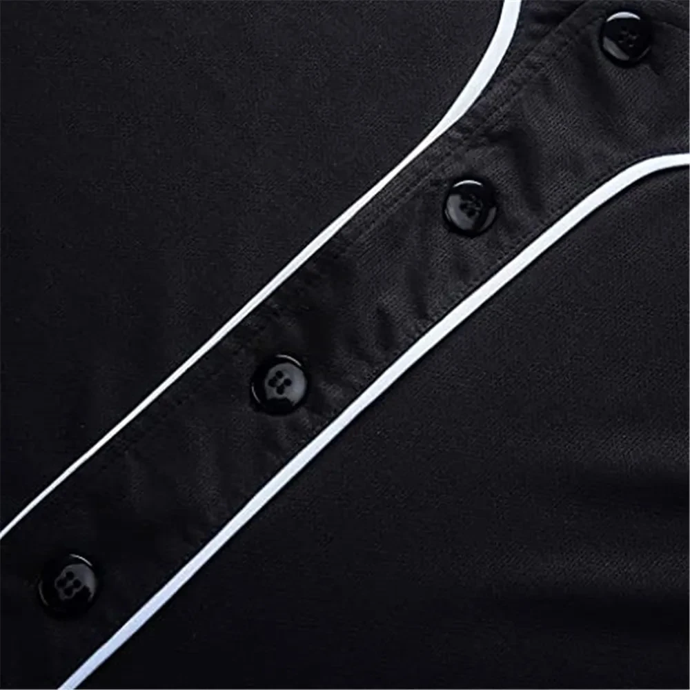 Baseball sweatshirt leisure sublimation printing outdoor men's softball uniform digital printing short-sleeved baseball uniform
