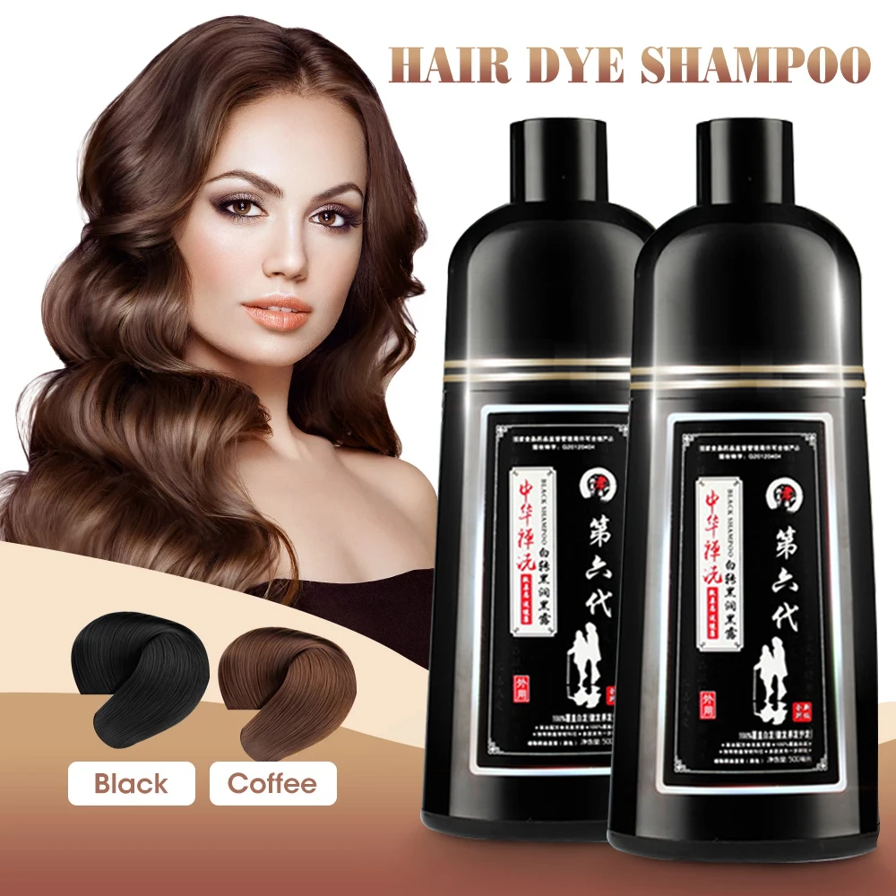 7 Colors Organic Natural Fast Hair Dye Only 5 Minutes Noni Plant