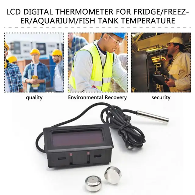 Mini Lcd Digitális Hőmérő Higómerő Hőmérséklet Beltéri Kényelmes Érzékelő Páratartalommérő Mérőműszerek Kábel - Image 4