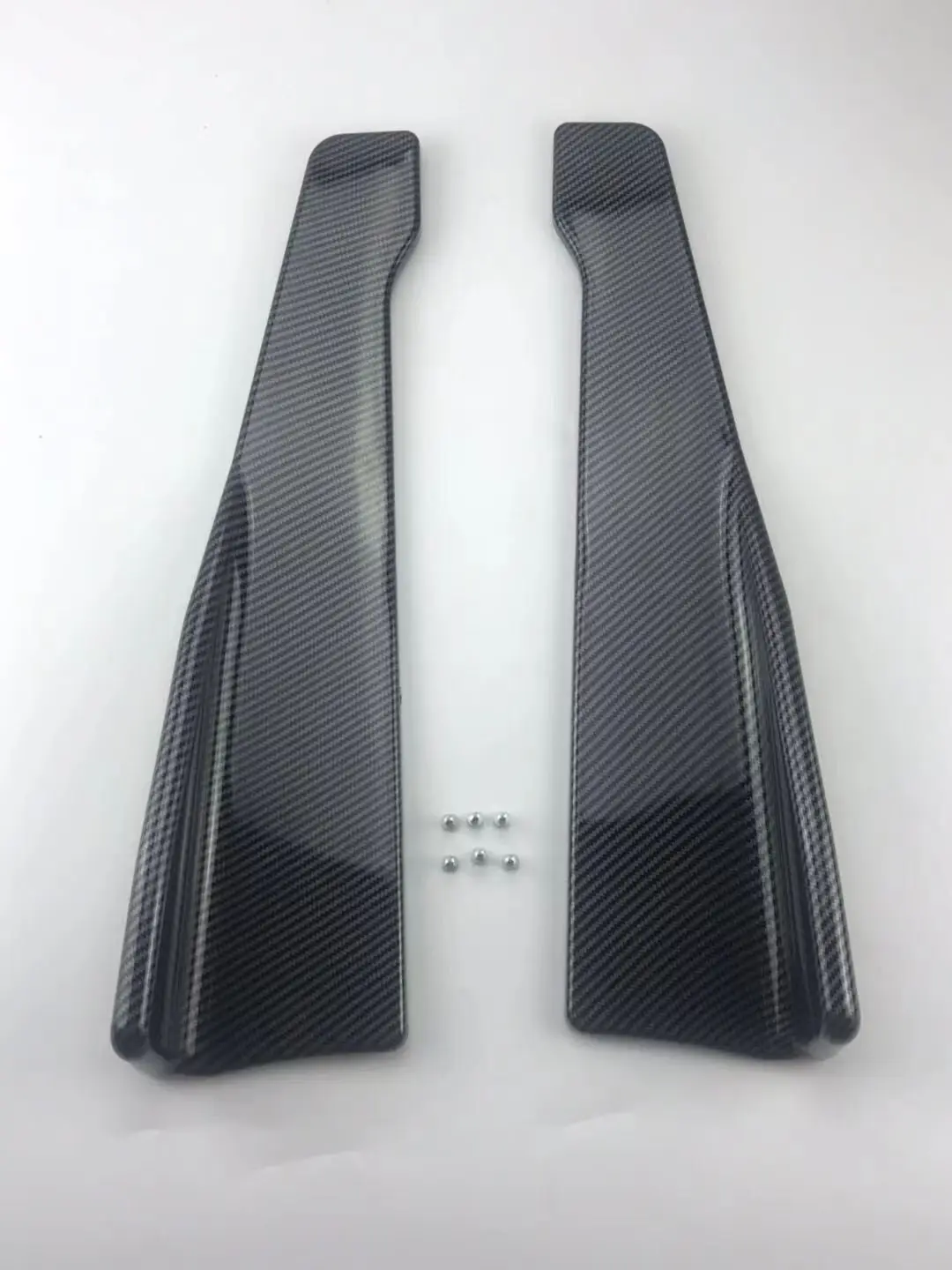KIMISS Car Side Skirt Strakes,ABS Pair Of Universal Car Side Skirt