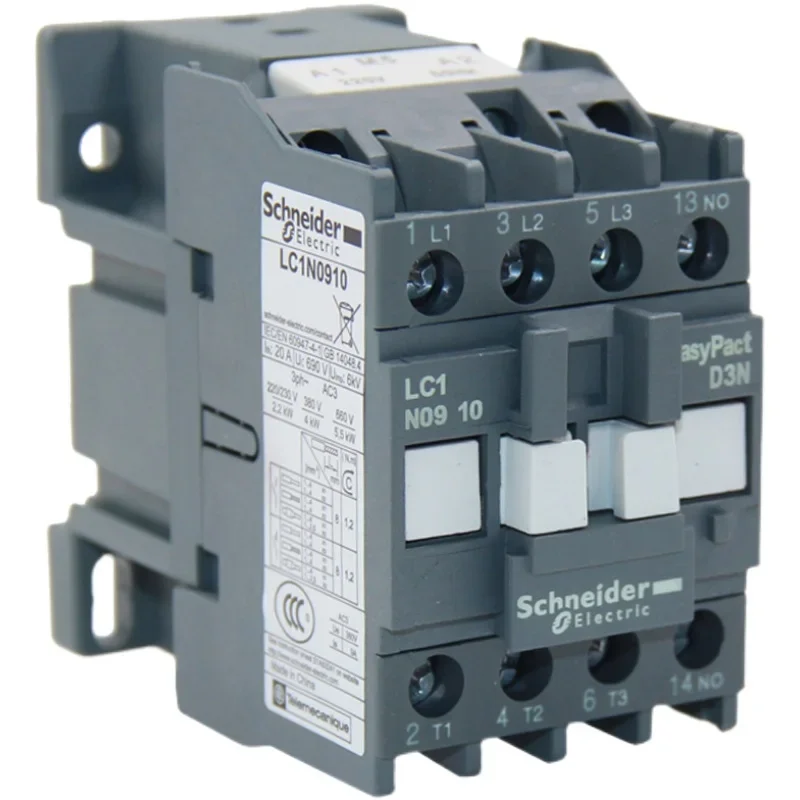 contator schneider ca lc1n0910 1210 1810 2510 3210 24 36 48 110 220 380v 1nc 1no 05