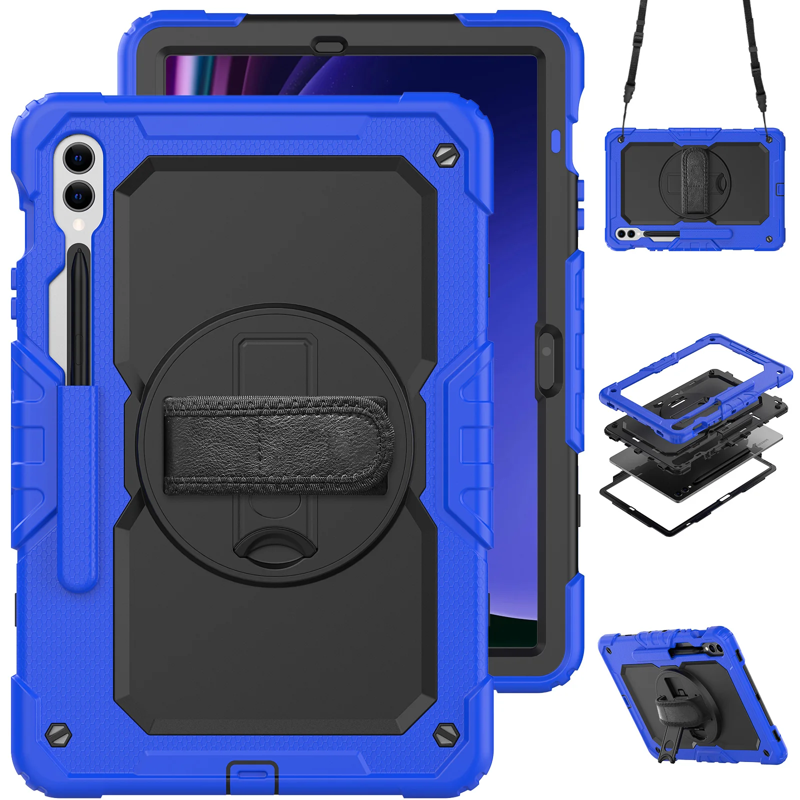 Multi-Use Tablet Case with Screen Protector Cover