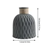 1PC Water Ripple Plastic Vase Wave Flower Pot Arrangement Modern Nordic Style Home Living Room Desktop Decoration Ornament 6