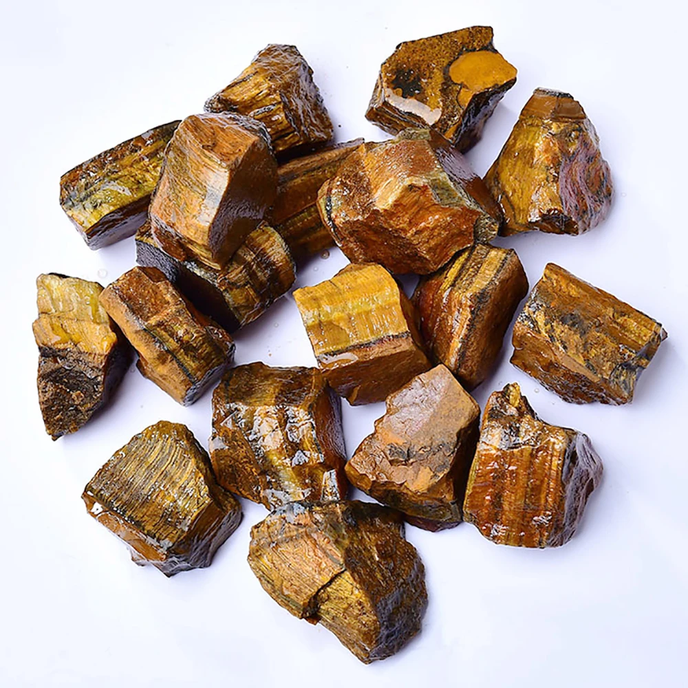 thumbnail image 1 of Muestra de mineral de piedra de ojo de tigre natural, mineral crudo, forma irregular, piedra de ojo de tigre amarilla, pecera, roca decorativa a granel, 1 of 5